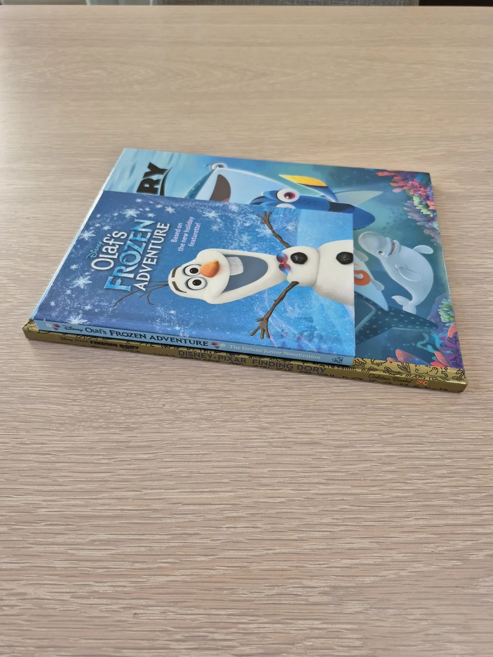 Disney Finding Dory & Olaf's Frozen Adventure Hardcover Kids Book Set
